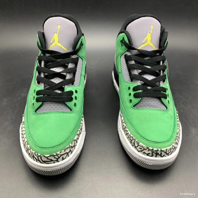 Kick Theory Air AJ3 3 PE 867493 shoes Retro Oregon Ducks Jordan Tinker 0725